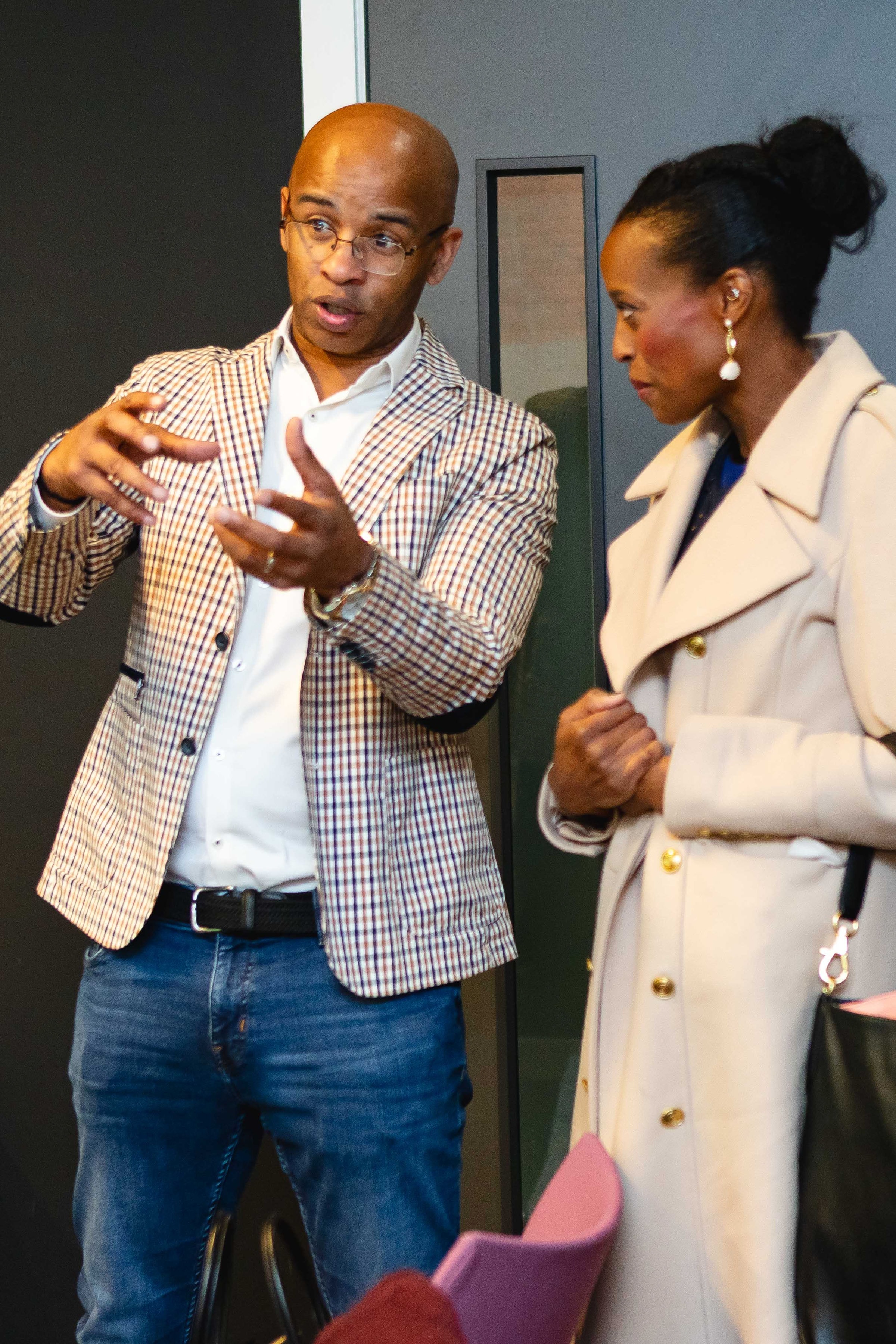 Wayne Bennett in advisory conversation at The Unspoken Truth forum